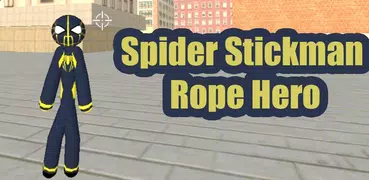 Spider Stickman Rope Hero Venom Battel War