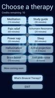 BRAINAURAL 🧘 binaural brain therapy FREE تصوير الشاشة 2