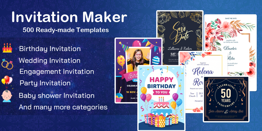 無料で Invitation Maker Free Birthday Wedding Card アプリの最新版 Apk1 5をダウンロードー Android用 Invitation Maker Free Birthday Wedding Card Apk の最新バージョンをダウンロード Apkfab Com Jp