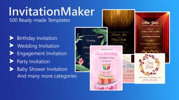 Invitation card Maker, Design الملصق