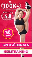 Spagat Lernen in 30 Tagen Plakat