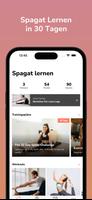 Spagat Lernen in 30 Tagen Plakat
