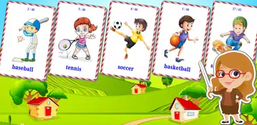 スポーツ学習カード : 英語学習