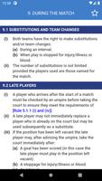 Rules of Netball 스크린샷 2