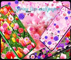 Spring live wallpapers Affiche