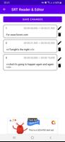 SRT File Reader & Editor - Sub capture d'écran 1