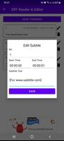 SRT File Reader & Editor - Sub ảnh chụp màn hình 2