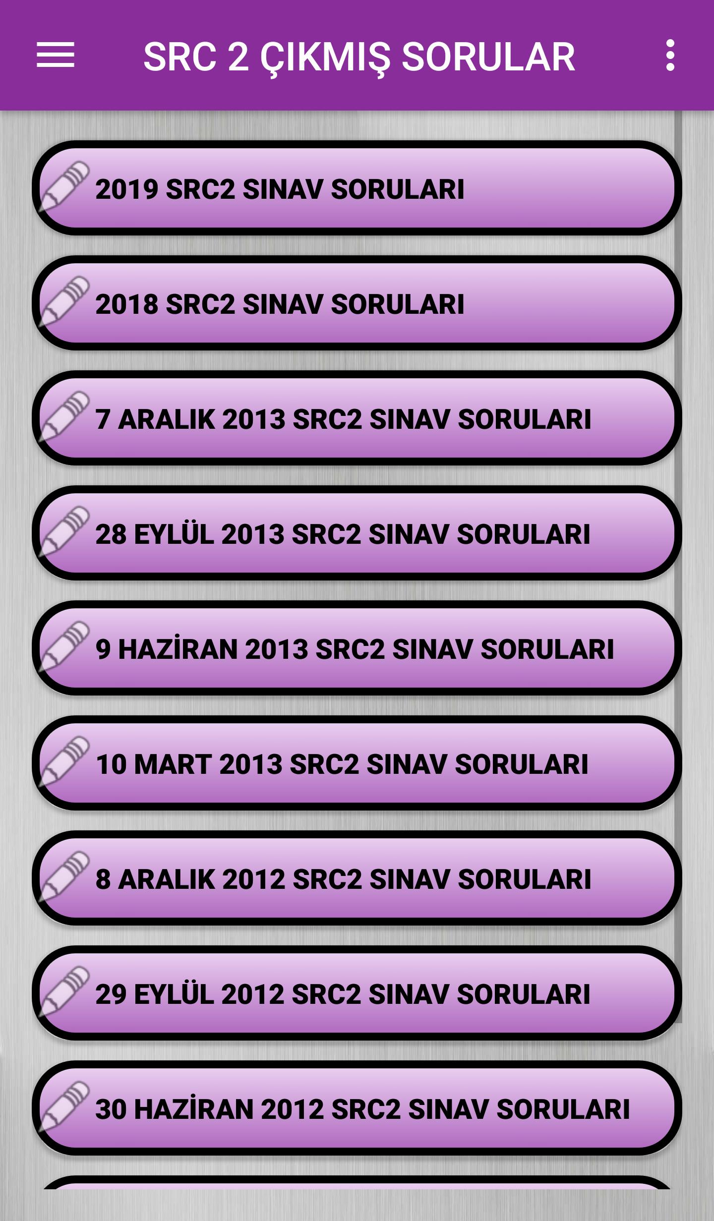 Src 2 sınav soruları 2019 çikmiş sorular