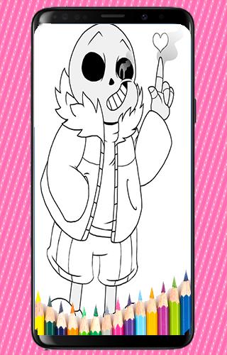 Download Coloring Book Page For Undertale For Android Apk Download