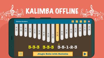 Kalimba App With Songs Numbers imagem de tela 1
