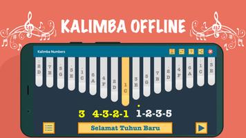 Kalimba App With Songs Numbers captura de pantalla 2