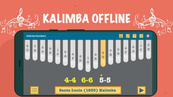 Kalimba App With Songs Numbers imagem de tela 3