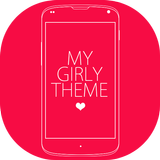 My Girly Theme and Launcher icône