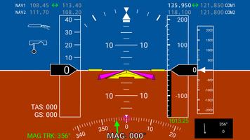 X-Plane Primary Flight Display ภาพหน้าจอ 1