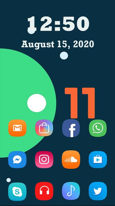 Launcher for Android 11 screenshot 1