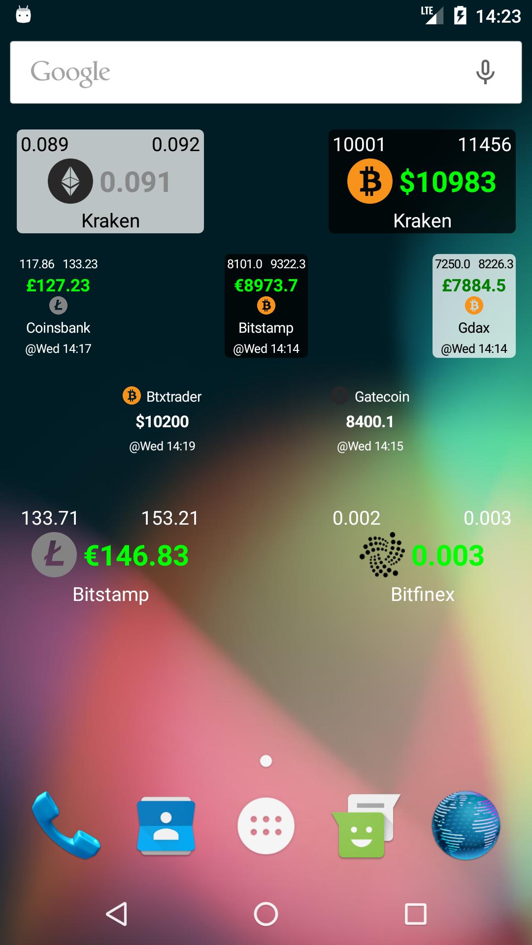 Bitcoin Ticker Widget for Android - APK Download