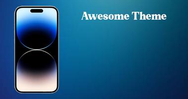 iphone 14 Pro Theme / Launcher الملصق
