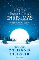 Christmas Countdown Timer Free Poster