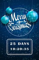 Christmas Countdown Timer Free captura de pantalla 1