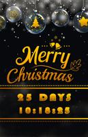 Days to Xmas Countdown Poster