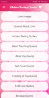 Hidden Feeling Quotes poster