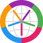 Horzono time zones world clock 아이콘