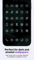 Caelus White: linear icon pack 스크린샷 1