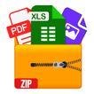 Zip Extractor: UnZip, UnRar icon