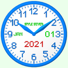 3D Analog Clock-7 アイコン