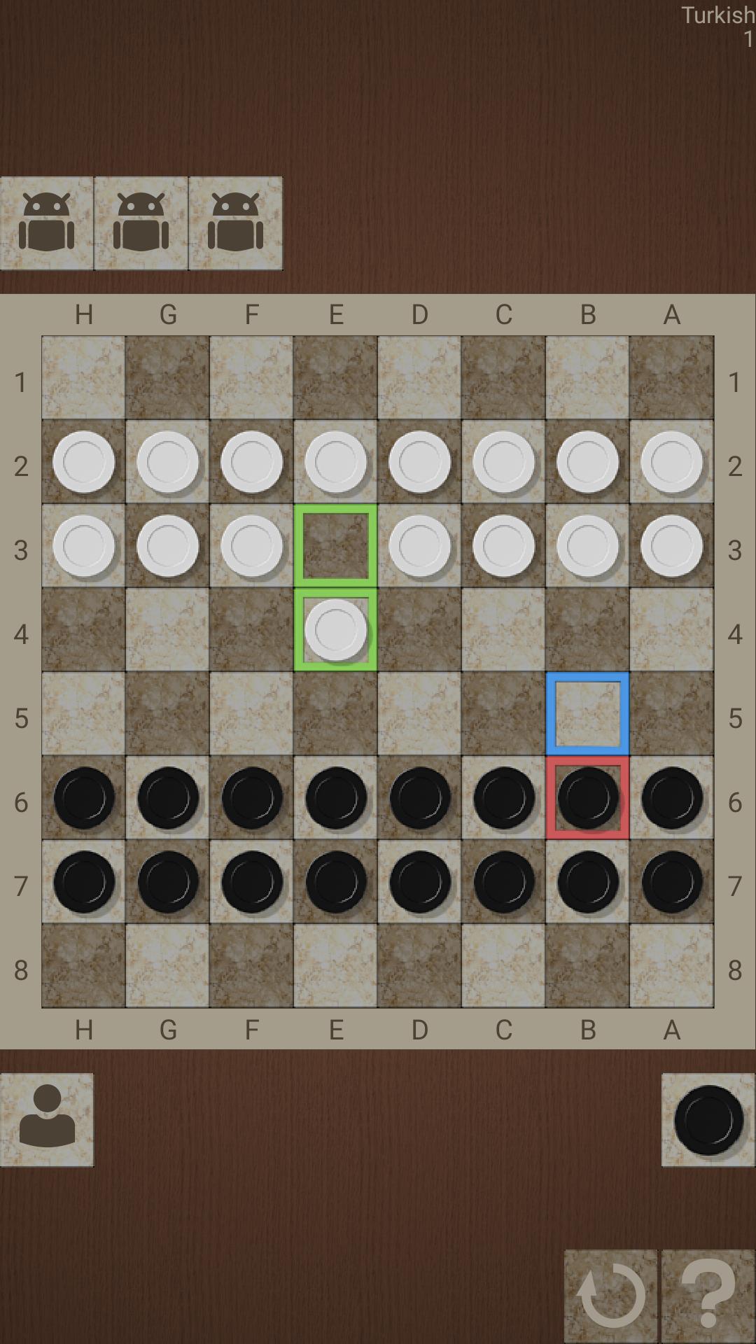 Игры шашки 7. Checker a7.