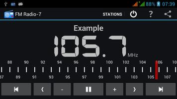 FM Radio-7 capture d'écran 2