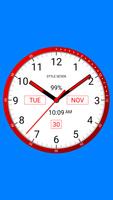 Color Analog Clock-7 poster