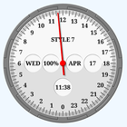 One Hand Analog Clock-7 أيقونة