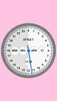 One Hand Analog Clock-7 تصوير الشاشة 3