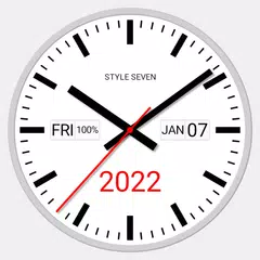 White Analog Clock-7 XAPK 下載