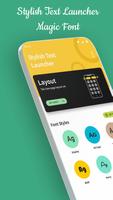 Stylish Text Launcher : Magic  Plakat