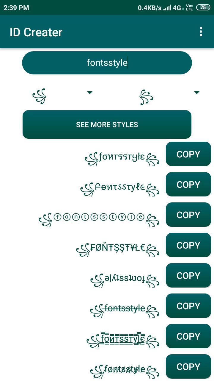 Font Generator Stylish And Fancy Text For Android Apk Download
