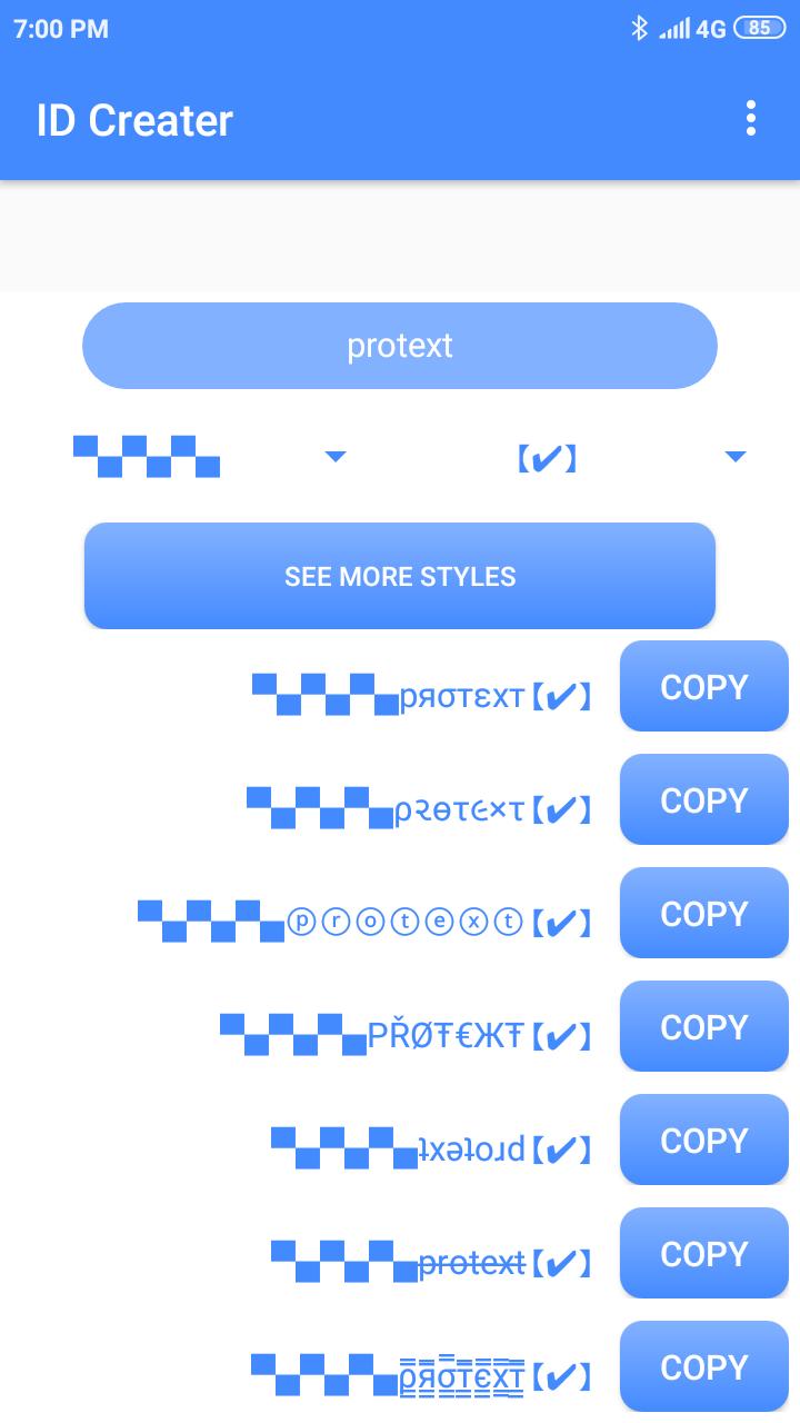 Protext Stylish And Fancy Text Fonts For Pubg For Android Apk