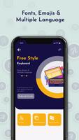Free Style Keyboard : Fonts, Emoji, Multi Language screenshot 1
