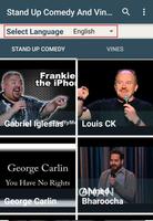 Stand up comedy and vines poster