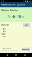 Standard Deviation Calculator پوسٹر