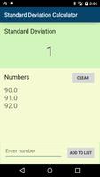 Standard Deviation Calculator تصوير الشاشة 2