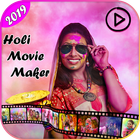 Holi Photo Video Maker with Music:Video Maker 2019 icône