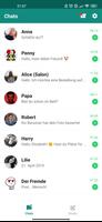 Love Story Chat Plakat