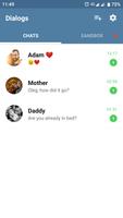 Fake Chat Story Messenger poster