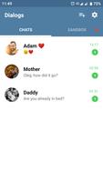 Fake Chat Messenger — TeleFake 포스터