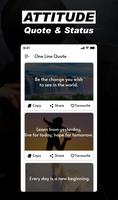 Attitude Quote & Status captura de pantalla 1