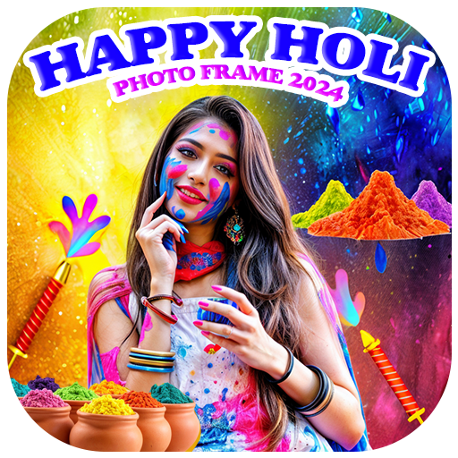 Happy Holi Photo Frame Editor