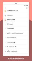 برنامه‌نما Name style fire : Nicknames عکس از صفحه