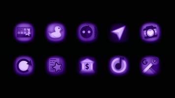 Ultraviolet Icon Pack capture d'écran 1